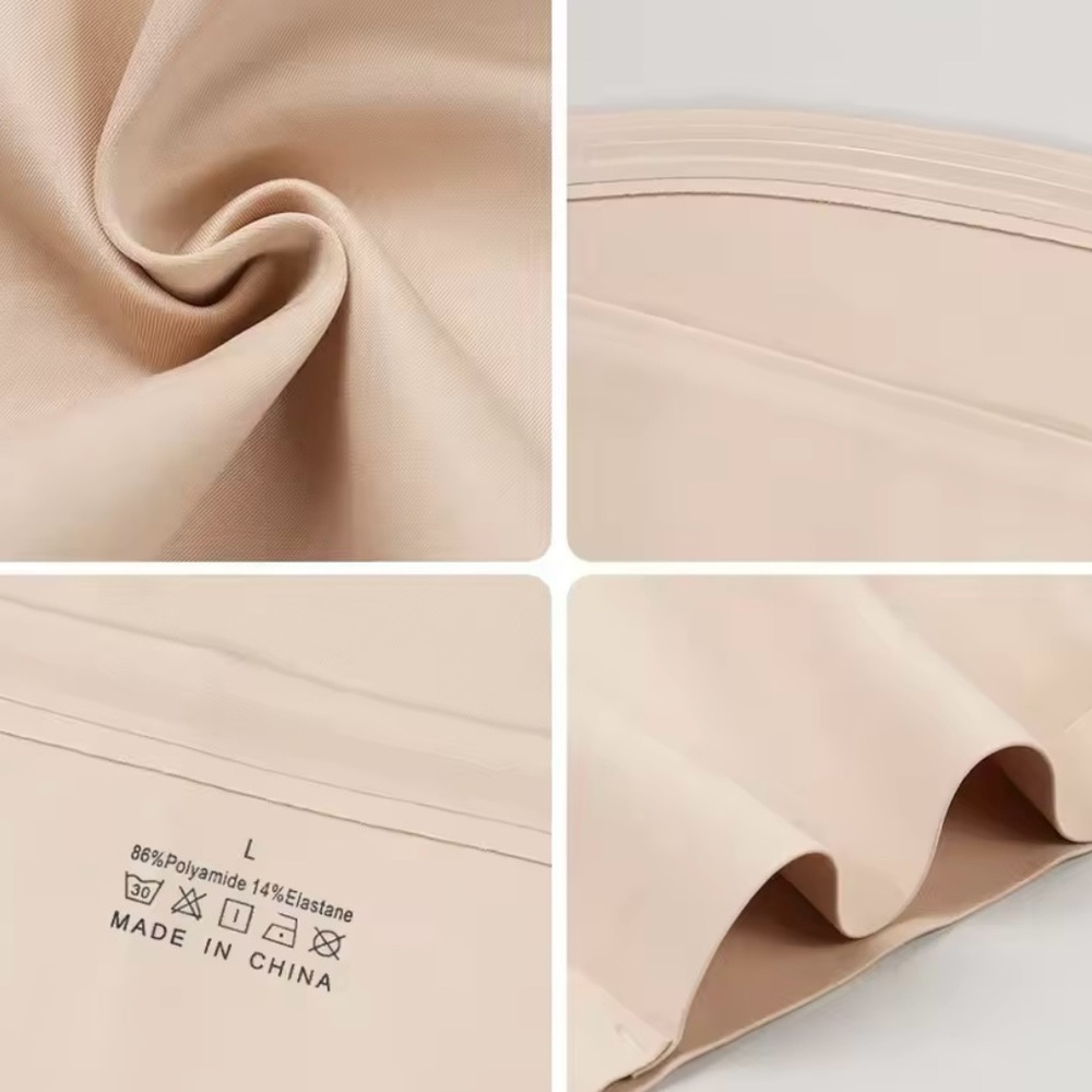 NWT Strapless Bra Large Beige / Seamless Front Closing / Bandeau Bra / Sleepwear - Picture 5 of 6